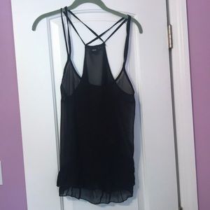 ASOS Black tank top - sheer